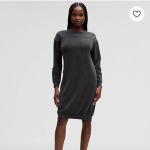 lululemon athletica Charcoal Long Sleeve Dress